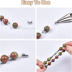 400Pcs 2 Style 304 Stainless Steel Bead Tips&nbsp;STAS-NB0001-16