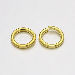 Brass Open Jump Rings&nbsp;KK-E647-17G-3mm