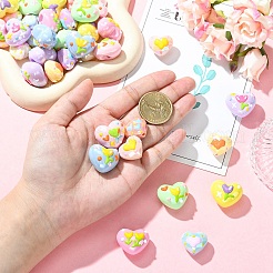 24Pcs 12 Styles Freehand Acrylic Beads&nbsp;FIND-YW0011-36