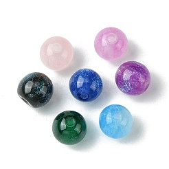 25Pcs Round Imitation Cat Eye Resin Beads&nbsp;RESI-FS0001-65A