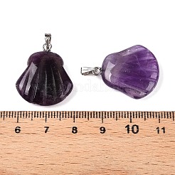 Natural Amethyst Pendants&nbsp;G-T138-208H