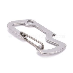 Non-Tarnish 202 Stainless Steel Key Clasps&nbsp;STAS-F268-05P