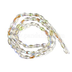 Electroplate Glass Beads Strands&nbsp;GLAA-Q101-03B-HP01