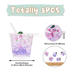 Transparent Resin Big Pendants&nbsp;LS-RESI-TAC0019-04D