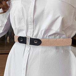2Pcs 2 Colors Adjustable PU Leather No Punch Belt&nbsp;AJEW-GF0010-77
