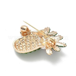 Christmas Alloy Rhinestone Brooch for Backpack Clothes&nbsp;LS-JEWB-I045-01KCG-02
