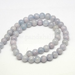 Natural Yellow Jade Beads Strands&nbsp;G-G598-6mm-YXS-08
