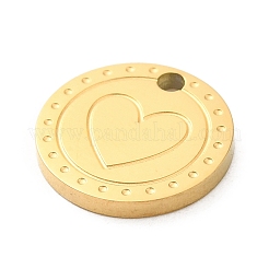 Ion Plating(IP) 316L Surgical Stainless Steel Charms&nbsp;STAS-F302-01G