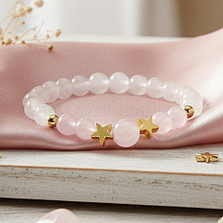 Natural Gemstone Round Beaded Stretch Bracelets for Women&nbsp;KW4259