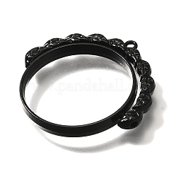 Alloy Open Back Bezel Pendants&nbsp;PALLOY-I223-12EB