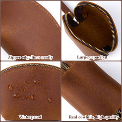 Leather Credit Card Wallets for Women Men&nbsp;AJEW-WH20007-10B