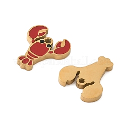 304 Stainless Steel Enamel Charms&nbsp;STAS-Z139-03G-12