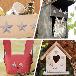 120Pcs 6 Styles Iron Pendants and Display Decorations&nbsp;AJEW-GF0012-14