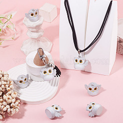 5Pcs Opaque Resin Pendants&nbsp;RESI-TADJ0001-26A