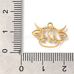 201 Stainless Steel Pendants&nbsp;STAS-R136-17G