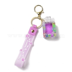 Perfume Bottle Acrylic Pendant Keychain Decoration&nbsp;KEYC-D018-08
