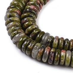 Natural Unakite Beads Strands&nbsp;G-Q159-B15-01