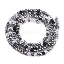 Electroplate Glass Beads Strands&nbsp;EGLA-S192-001A-A01