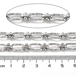 Tarnish Resistant 304 Stainless Steel Oval & Knot Link Chains&nbsp;CHS-B005-03P