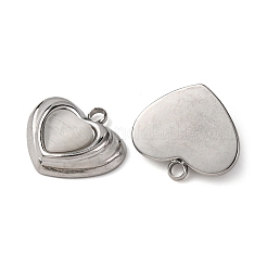 304 Stainless Steel Cat Eye Pendants&nbsp;STAS-P406-05P