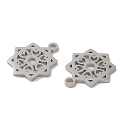 Non-Tarnish 304 Stainless Steel Charms&nbsp;STAS-J042-03P