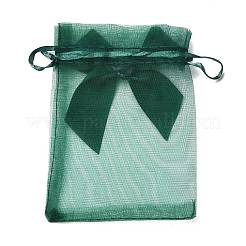 Rectangle Lace Organza Drawstring Gift Bags&nbsp;LS-OP-K002-02