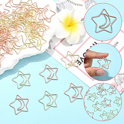 40Pcs 2 Colors Iron Paper Clips&nbsp;AJEW-SP0002-98A