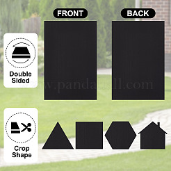 Plastic Corrugated Sheets Pads&nbsp;DIY-WH0622-128C-01