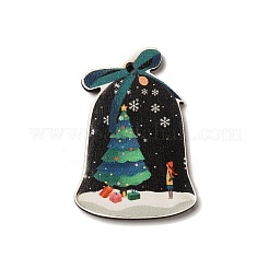 Single Face Printed Wood Big Pendants&nbsp;WOOD-H102-02A