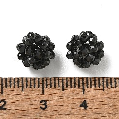 Natural Black Spinel Woven Beads&nbsp;GG-CBA2E9C-F26-01