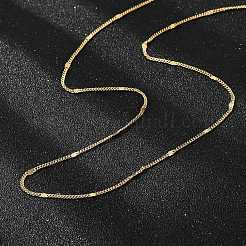 Brass Chain Necklaces&nbsp;X-MAK-L009-12G