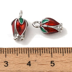 Brass Enamel Charms&nbsp;KK-S368-12P