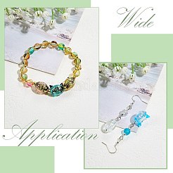 20Pcs 5 Colors Handmade Foil Lampwork Beads&nbsp;FOIL-SZ0001-02