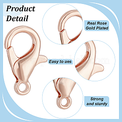 5 Bags Brass Lobster Claw Clasps&nbsp;FIND-BC0005-20RG