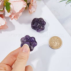2Pcs Natural Amethyst Carved Figurines Statues for Home Office Desktop Decoration&nbsp;G-FH0002-75B