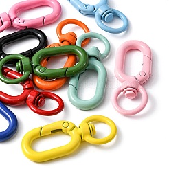 10Pcs Spray Painted Alloy Swivel Clasps&nbsp;FIND-YW0001-57