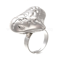 304 Stainless Steel Adjustable Finger Ring&nbsp;LS-RJEW-H244-03P
