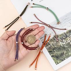 Adjustable Nylon Cord Slider Bracelet Making&nbsp;MAK-F026-A-RG