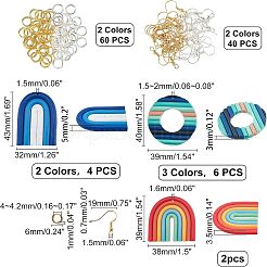 DIY 6 Pairs Polymer Clay Dangle Earring Kits&nbsp;DIY-FH0002-19