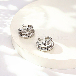 Non-Tarnish 304 Stainless Steel Stud Earrings&nbsp;TA6291-2
