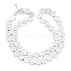 Electroplated Synthetic Non-magnetic Hematite Beads Strands&nbsp;G-C156-09