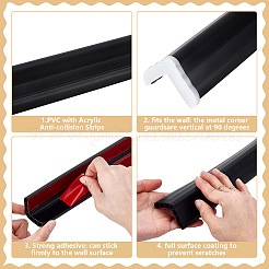 Self-adhesive PVC with Acrylic Anti-collision Strips&nbsp;AJEW-WH0609-874B