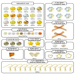 DIY Glass Beads Earrings Making Kits&nbsp;DIY-YW0011-24