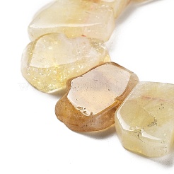Heated Natural Citrine Beads Strands&nbsp;G-P528-K07-01