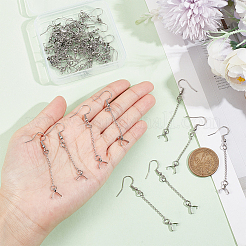50Pcs 304 Stainless Steel Earring Hooks&nbsp;EJEW-AB00016