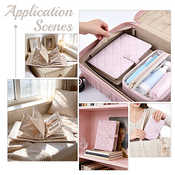 Portable Travel PU Leather & PVC Loose Leaf Binder Jewelry Books&nbsp;AJEW-WR0003-78A