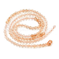 Heated Natural Citrine Beads Strands&nbsp;G-Q002-B04-04