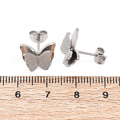 Tarnish Resistant 304 Stainless Steel Stud Earrings&nbsp;EJEW-H367-19P