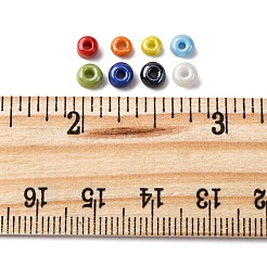 960pcs 8 Colors 6/0 Glass Seed Beads&nbsp;SEED-FP0001-01