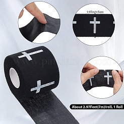 Cross Pattern Cotton Underwrap Bandages&nbsp;AJEW-SP0004-56A